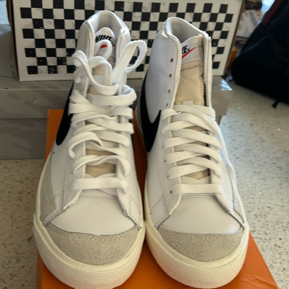 New Nike Blazers in box.